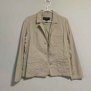Eddie Bauer Lightweight Jacket Large Beige